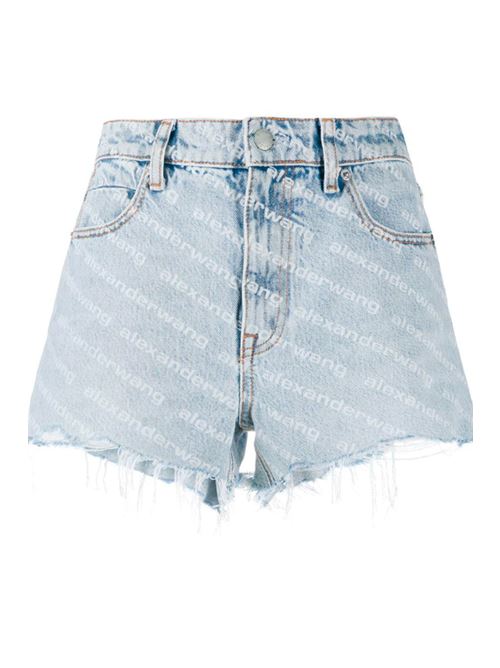 Shorts denim con logo ALEXANDER WANG | 4DC2204781270